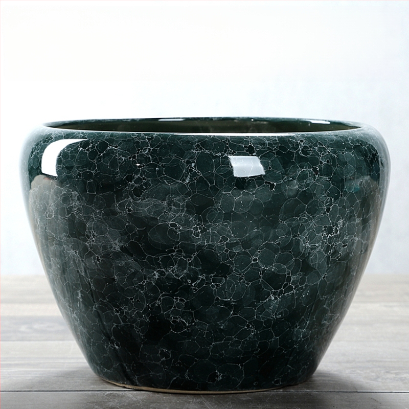 Keraminis gėlių vazonas, stovintis ant grindų, korozijai atsparus, namų sodo naudojimui