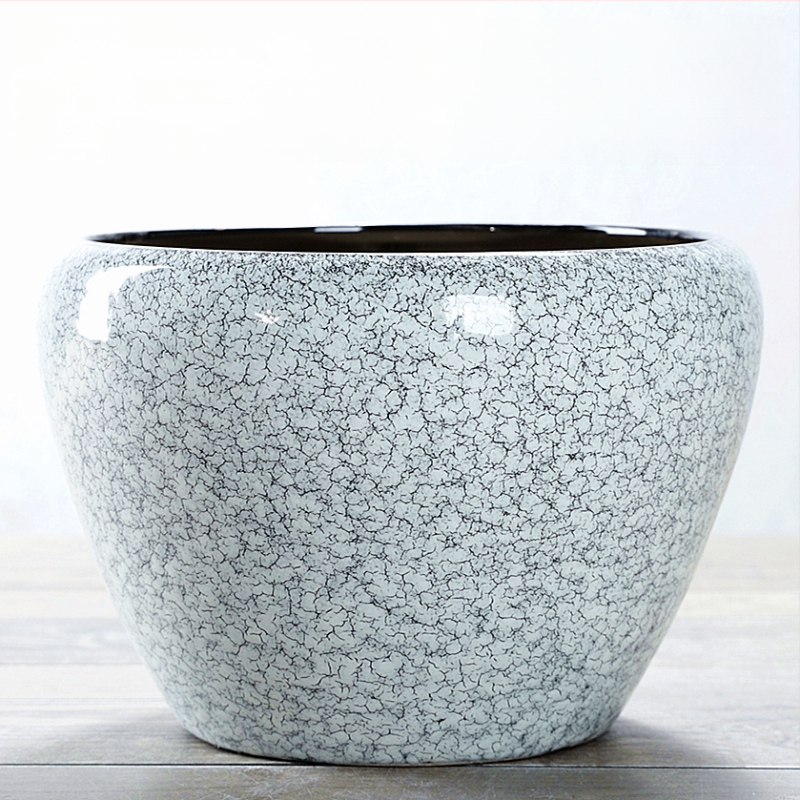 Keraminis gėlių vazonas, stovintis ant grindų, korozijai atsparus, namų sodo naudojimui