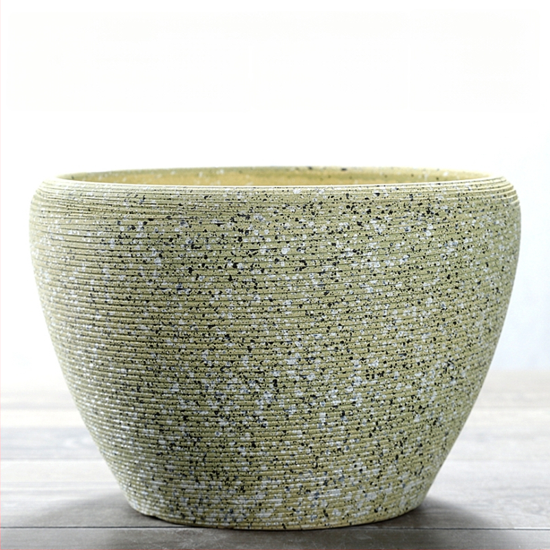 Keraminis gėlių vazonas, stovintis ant grindų, korozijai atsparus, namų sodo naudojimui