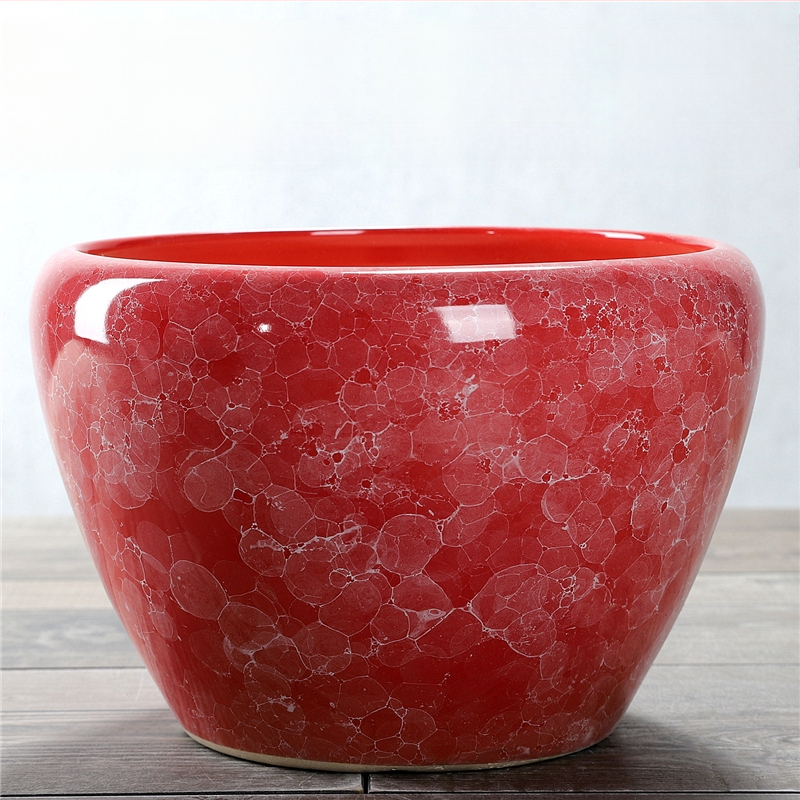 Keraminis gėlių vazonas, stovintis ant grindų, korozijai atsparus, namų sodo naudojimui