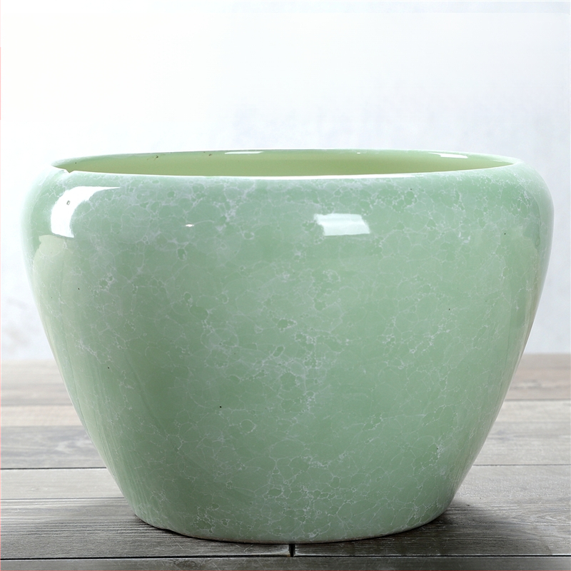 Keraminis gėlių vazonas, stovintis ant grindų, korozijai atsparus, namų sodo naudojimui