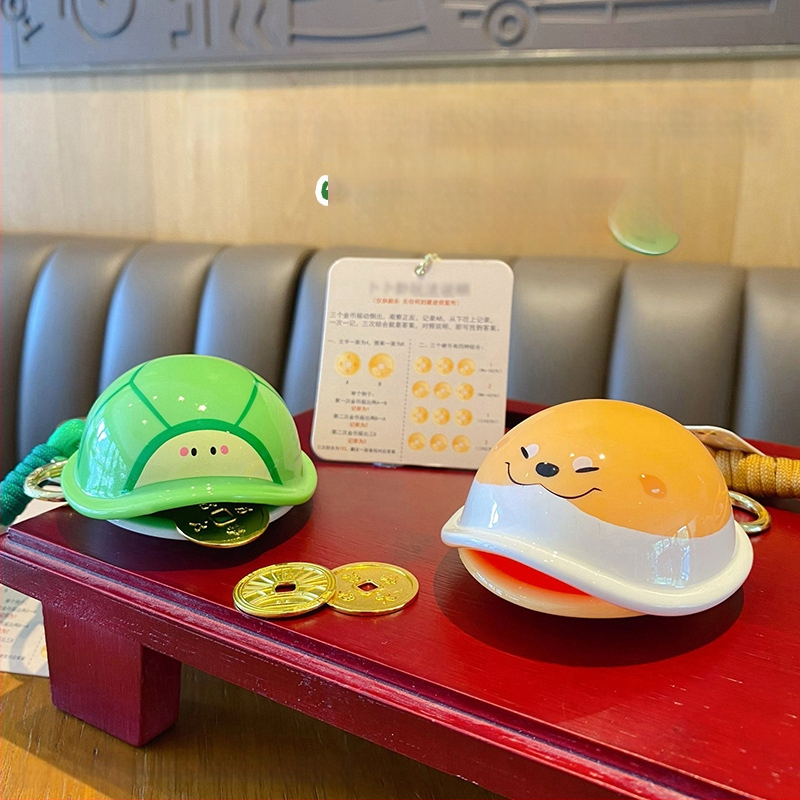 Hundred Mau võtmehoidja ripats, Money Turtle motiiv, multikas stiil, ABS materjal, iseseisev pakkimine