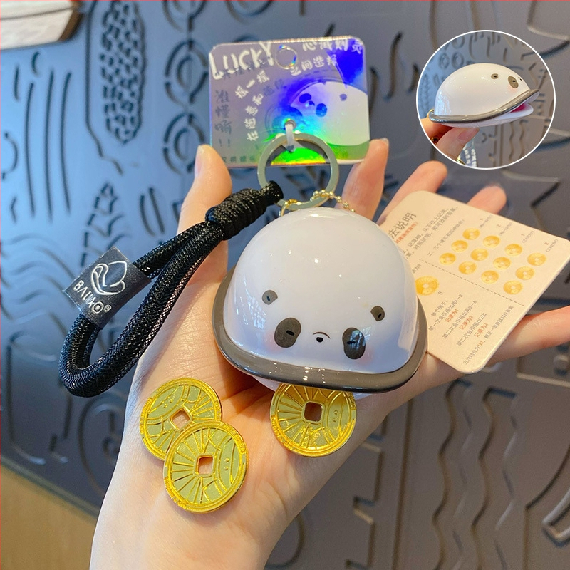 Hundred Mau võtmehoidja ripats, Money Turtle motiiv, multikas stiil, ABS materjal, iseseisev pakkimine