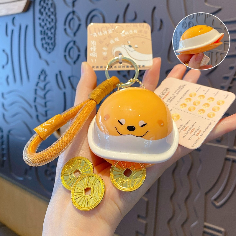 Hundred Mau võtmehoidja ripats, Money Turtle motiiv, multikas stiil, ABS materjal, iseseisev pakkimine