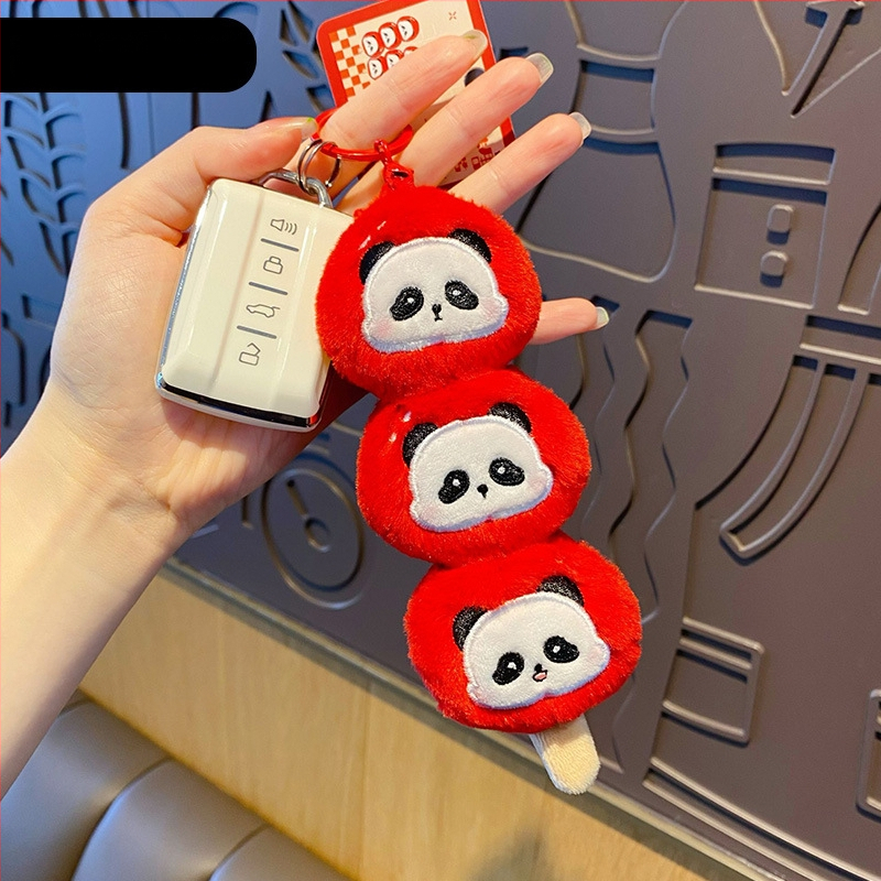 Plüüs Panda võtmehoidja – originaalne disain, karikatuuristiil; Materjal: plüüs; Funktsioonid: kotid ja võtmehoidja; Pakendamine: eraldi pakend; Kingitus