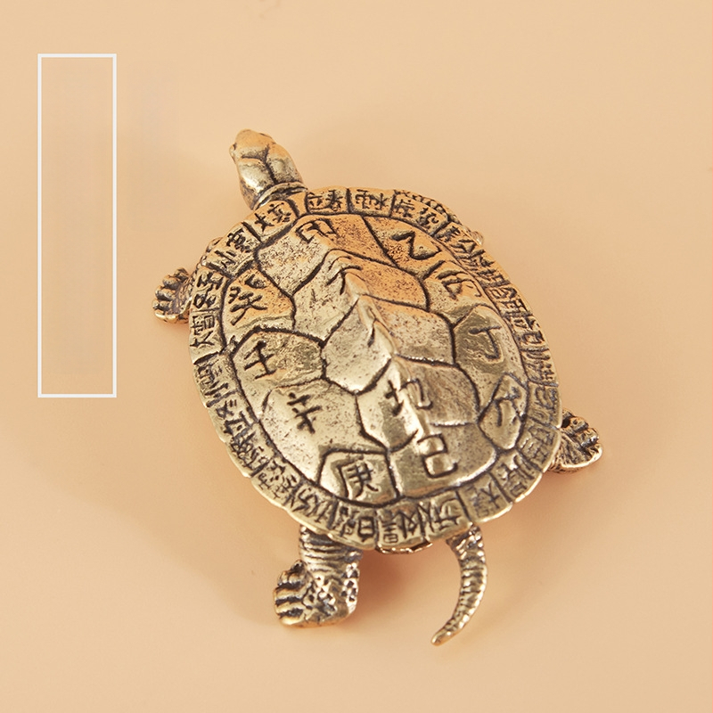 Varinė vėžlys – stalinis dekoras, 24 saulės laikotarpiai, rankų darbo ir išgraviruotas, kinų stilius