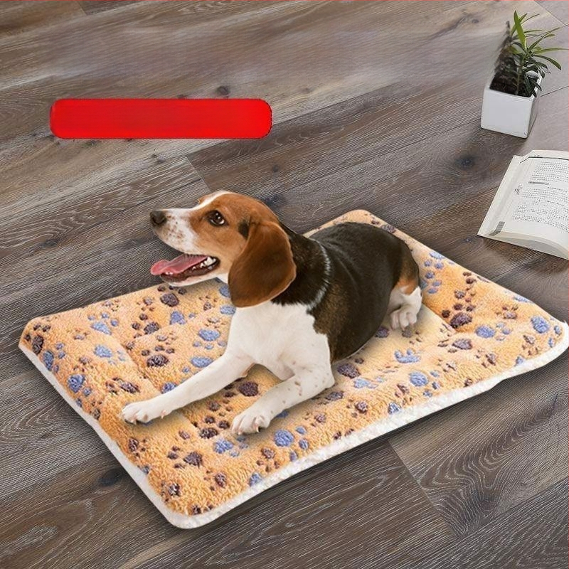 Šuns kilimėlis - žieminis storas pūkuotas guolis, šilta ir ekstra stora pagalvė