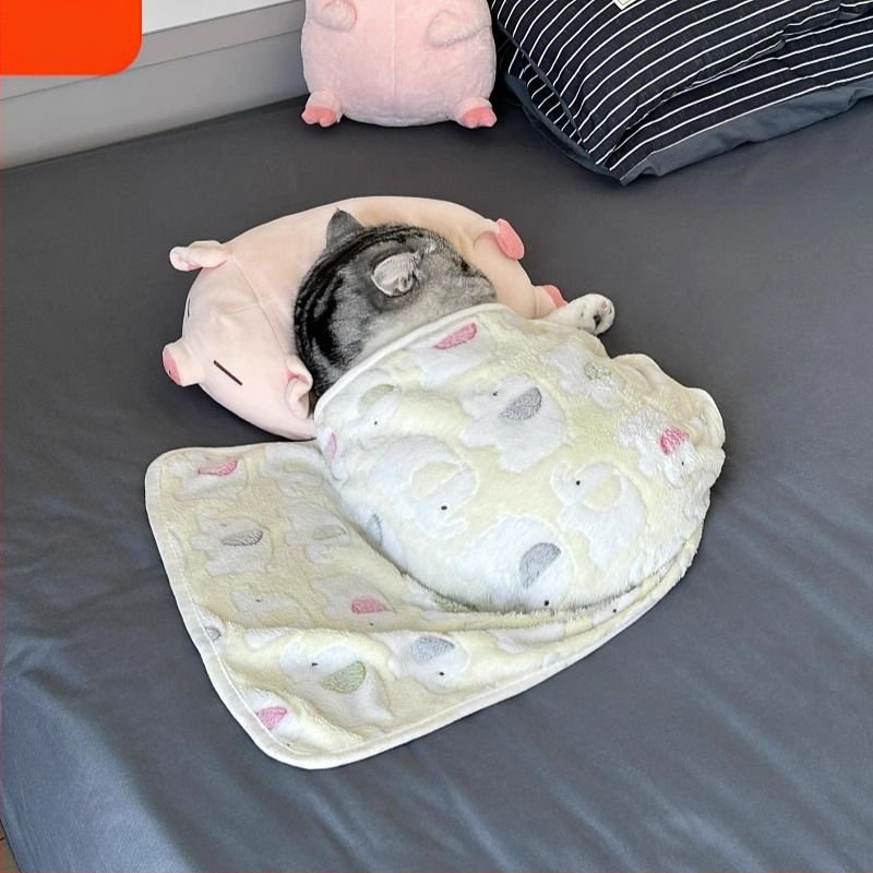 Šunų pledas, flanelė, skalbiamas, be montavimo, be tualeto padėklo