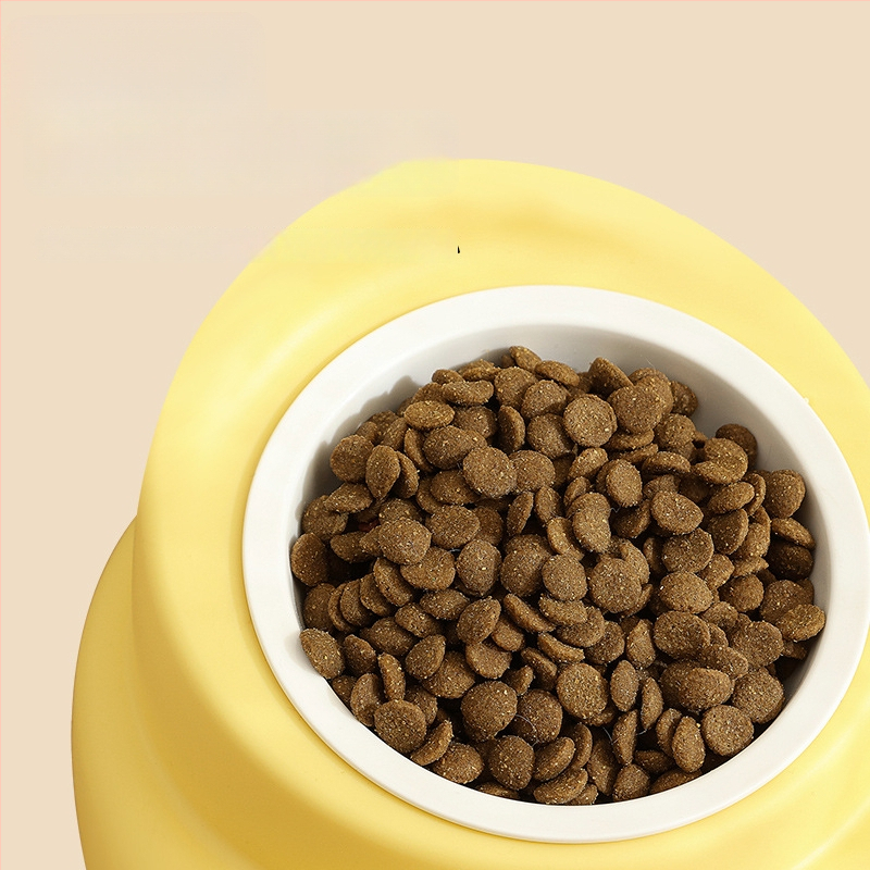 Kahe kausiga kassitoitja — integreeritud vee- ja toidukauss, plastik, Zhejiang päritolu, Jiawang yimiao bränd