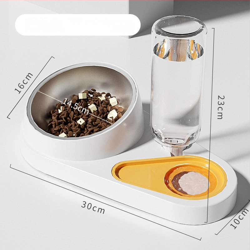 Kassi vee- ja toidukauss; materjalid: PP, PET, roostevaba teras; sobib kassidele