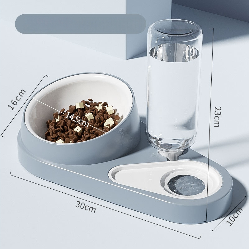 Kassi vee- ja toidukauss; materjalid: PP, PET, roostevaba teras; sobib kassidele