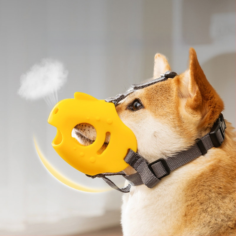 Šuns muzzlis – silikoninis, prieš įkandimą, prieš lojimą, sustabdo lojimą