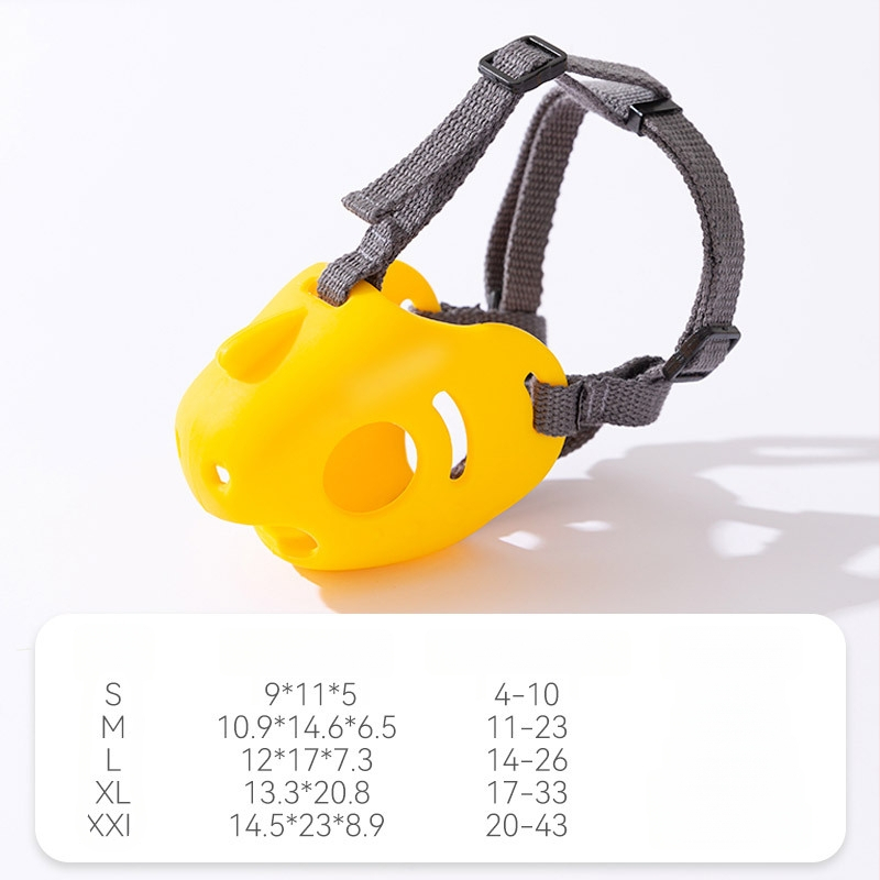 Šuns muzzlis – silikoninis, prieš įkandimą, prieš lojimą, sustabdo lojimą