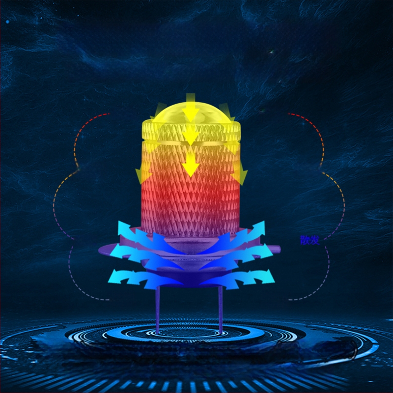 LED miglo žibintas automobiliui, universalūs, H7/H11/9005/9006, 12V, aliuminio korpusas