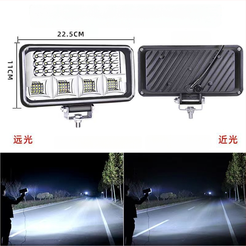 LED prožektorius elektriniams automobiliams ir sunkvežimiams — didelio matomumo modelis; Galia: 150; Įtampa: 12-80V; Medžiaga: aliuminio lydinys; IP68