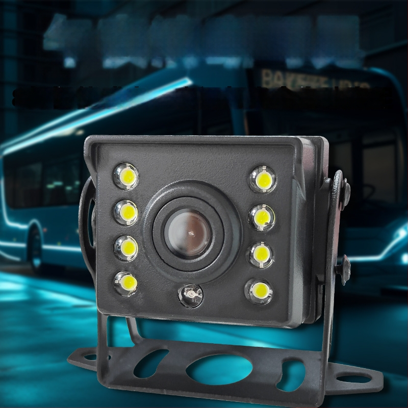 Atbulinės eigos kamera autobusus ir sunkvežimius, 9-36V įtampa, 170° matymo kampas, 720x480 raiška, AV išvestis, veidrodinis vaizdas