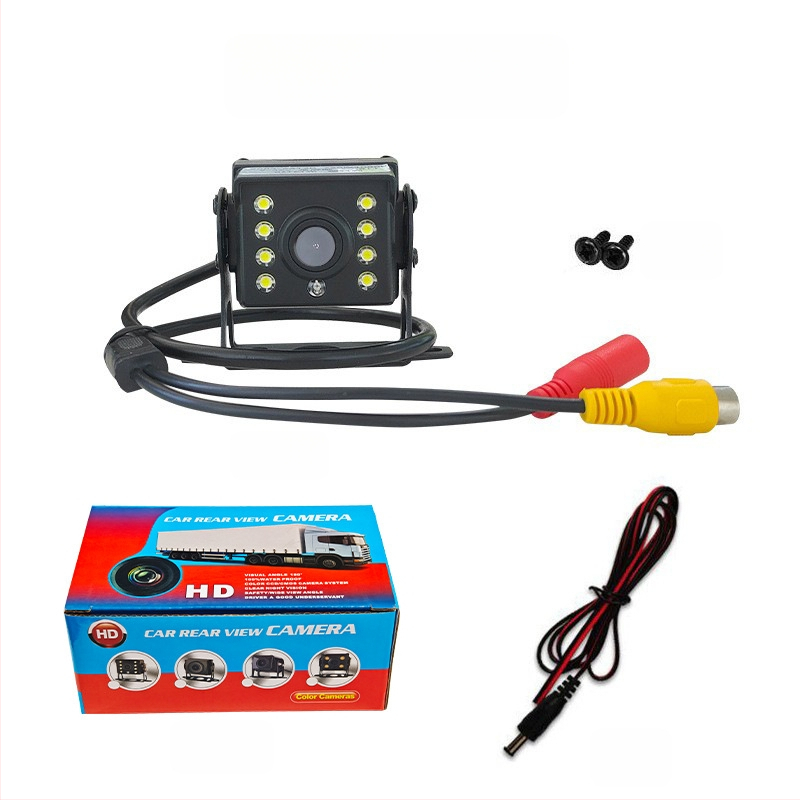 Atbulinės eigos kamera autobusus ir sunkvežimius, 9-36V įtampa, 170° matymo kampas, 720x480 raiška, AV išvestis, veidrodinis vaizdas