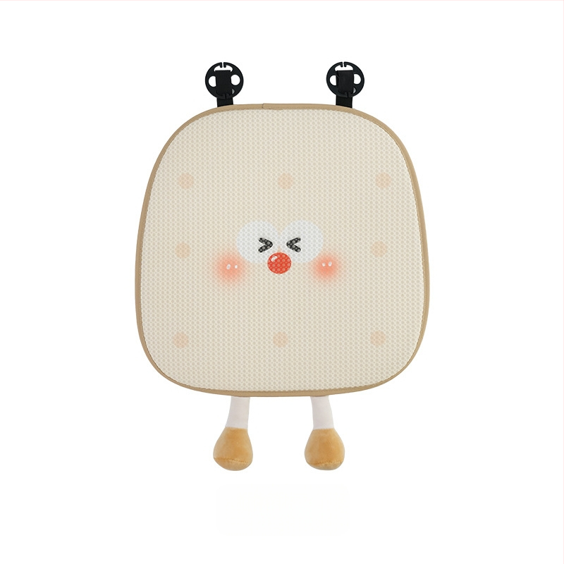 Feather cen Puhas auto kaela padja Toast Biscuits mustril, täidis PP puuvill