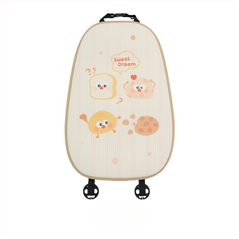 Feather cen Puhas auto kaela padja Toast Biscuits mustril, täidis PP puuvill