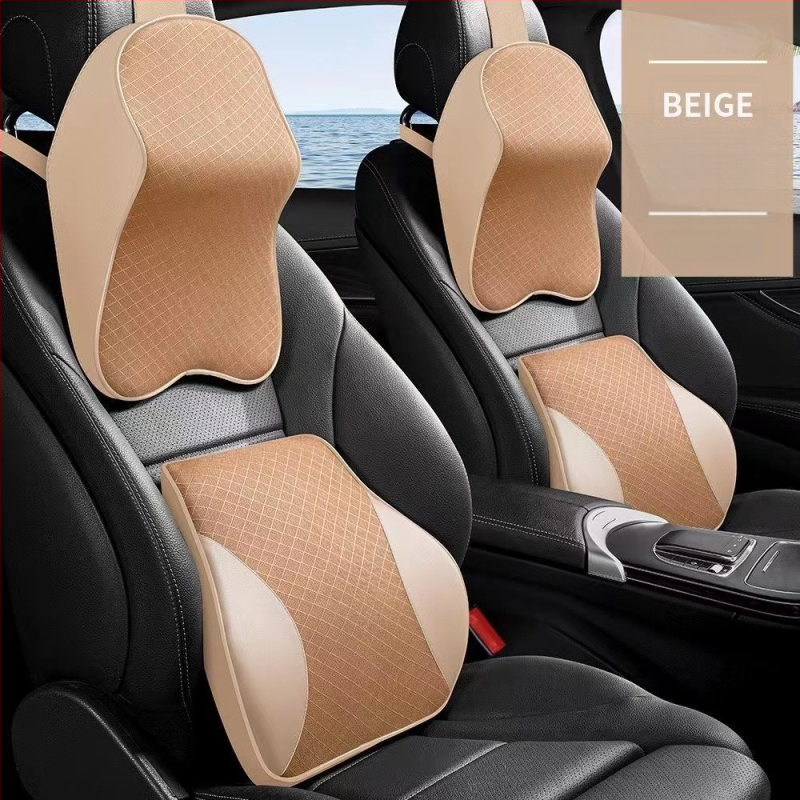 Evans auto kaela- ja alaselja padi mäluvaht, hingav võrk ja alaselja tugi – kunstnahk, universaalne sobivus