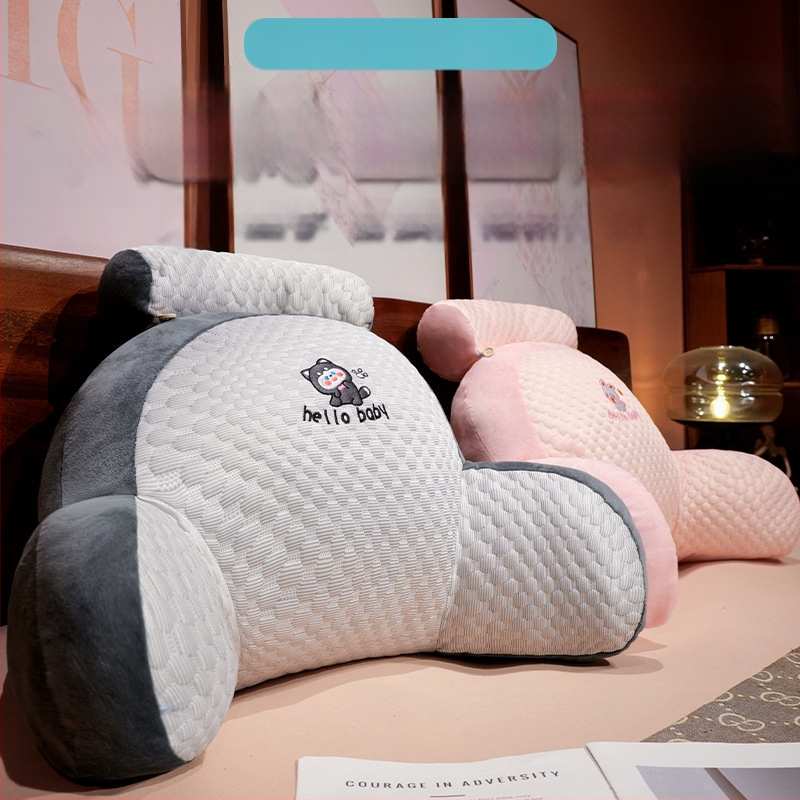 Karikatūrinis pagalvė prie lovos nėščioms – siuvinėtas raštas, PP medvilnės užpildas, nedidelis gaivus stilius