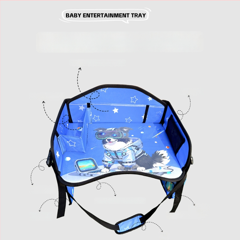 Laste reisilau autosse – kokkupandav põlvetöölaud ja joonistuslaud, kliki paigaldus, mitmeotstarbeline auto laud