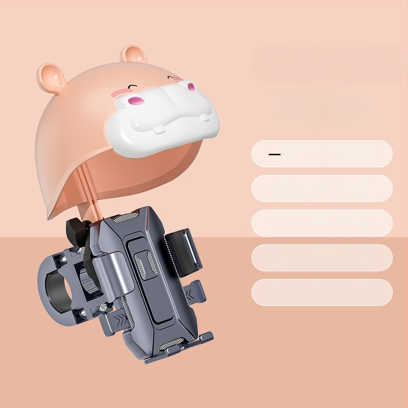 Telefonikinnitus mootorratastele ja jalgratastele – metallist, minimalistlik disain, fikseeritud navigeerimiskinnitus