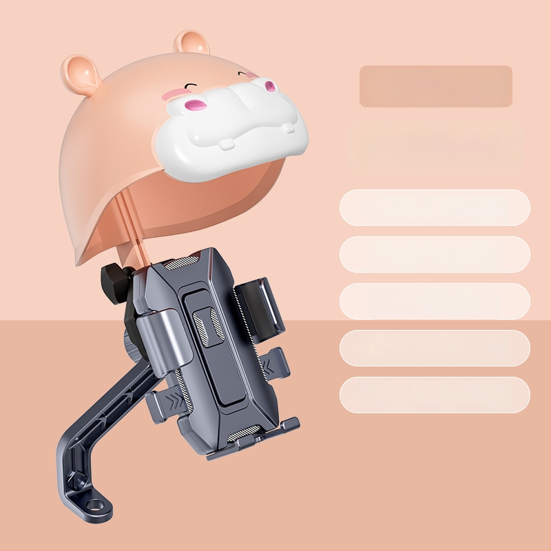 Telefonikinnitus mootorratastele ja jalgratastele – metallist, minimalistlik disain, fikseeritud navigeerimiskinnitus