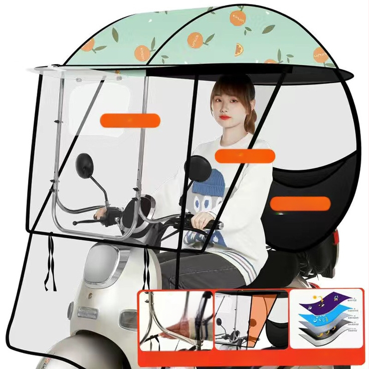 Respect saulės skėtis elektriniams transporteriams – rankinis atidarymas, suaugusiems, 1,2 kg