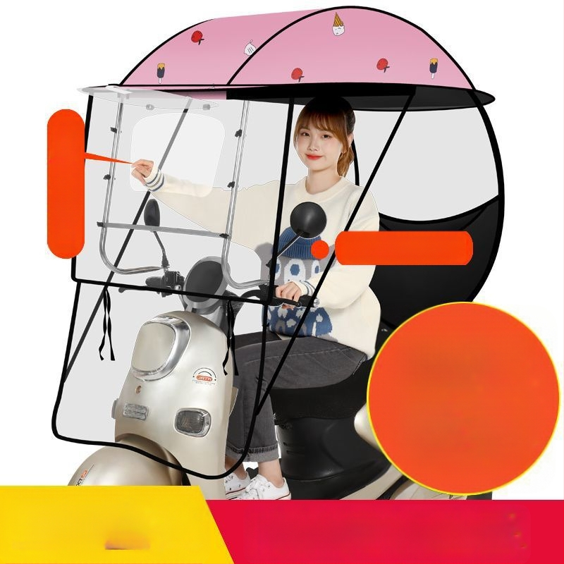 Respect saulės skėtis elektriniams transporteriams – rankinis atidarymas, suaugusiems, 1,2 kg