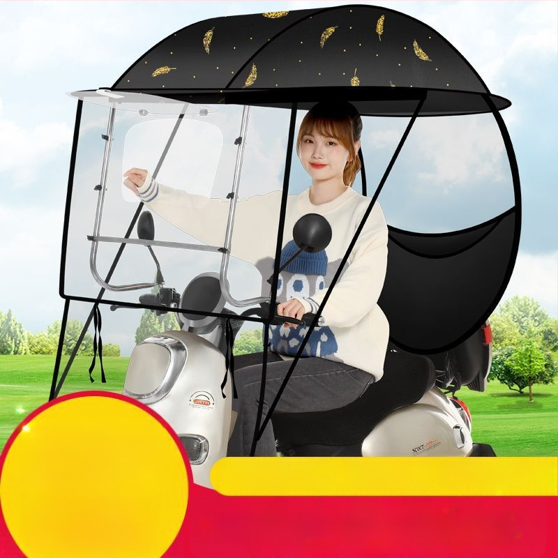 Respect saulės skėtis elektriniams transporteriams – rankinis atidarymas, suaugusiems, 1,2 kg