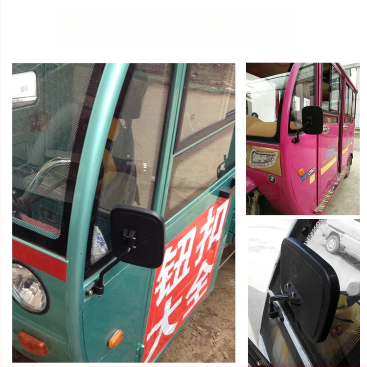 Time Wind Mojielong tagumine vaatepeegel kolmerattalisele, sfääriline peegel, klaas, 48V, plastkate