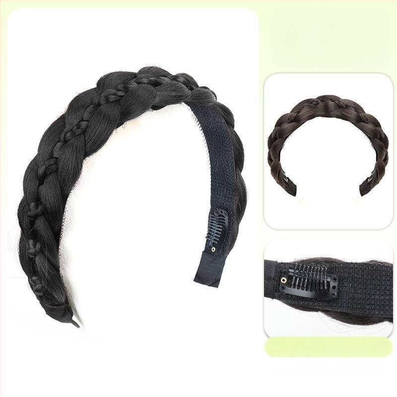 Magnetinė žuvies kaulo pynė peruka, vieno gabalo sintetinių plaukų, anime cosplay stilius, modelis CX006 Magnetic Princess Braid, veido formavimas ir apimties suteikimas