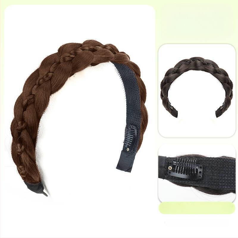 Magnetinė žuvies kaulo pynė peruka, vieno gabalo sintetinių plaukų, anime cosplay stilius, modelis CX006 Magnetic Princess Braid, veido formavimas ir apimties suteikimas