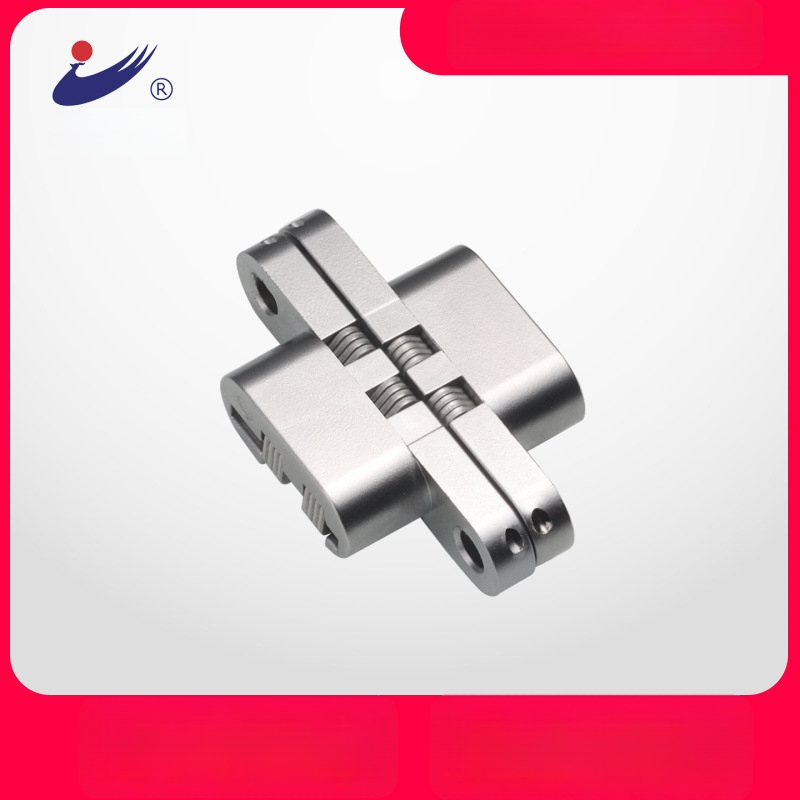 HL164-2 paslėptas durų vyris, cinko lydinys, elektroplatinė danga, įprastas storas vyris, šiuolaikinis minimalistinis stilius