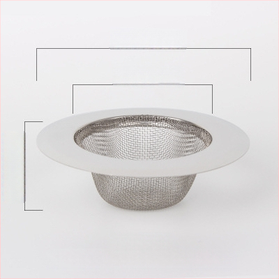 Nerūdijančio plieno praustuvo filtras – plonas tinklas, virtuvės nuotekoms, prieš užsikimšimą, plaukų gaudyklė voniai