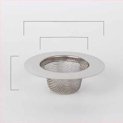 Nerūdijančio plieno praustuvo filtras – plonas tinklas, virtuvės nuotekoms, prieš užsikimšimą, plaukų gaudyklė voniai