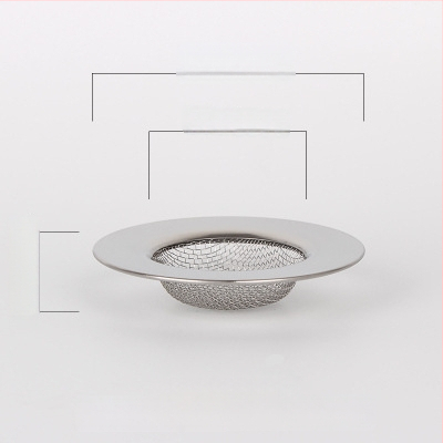 Nerūdijančio plieno praustuvo filtras – plonas tinklas, virtuvės nuotekoms, prieš užsikimšimą, plaukų gaudyklė voniai