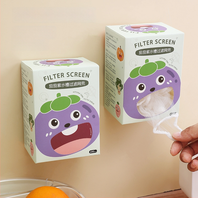 Vienkartinis poliesterinis filtravimo maišelis kriauklei nuotekoms, antiužsikimšimo, virtuvei