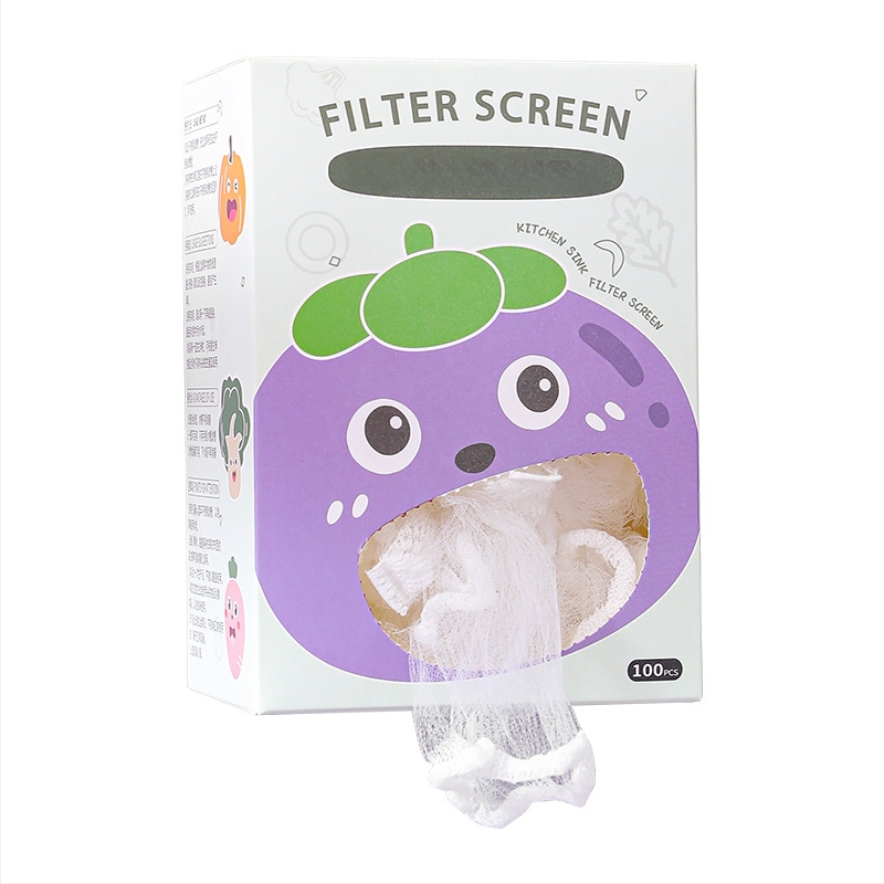 Vienkartinis poliesterinis filtravimo maišelis kriauklei nuotekoms, antiužsikimšimo, virtuvei