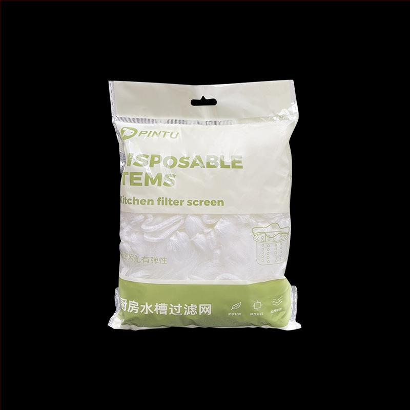 Vienkartinis poliesterinis filtravimo maišelis kriauklei nuotekoms, antiužsikimšimo, virtuvei