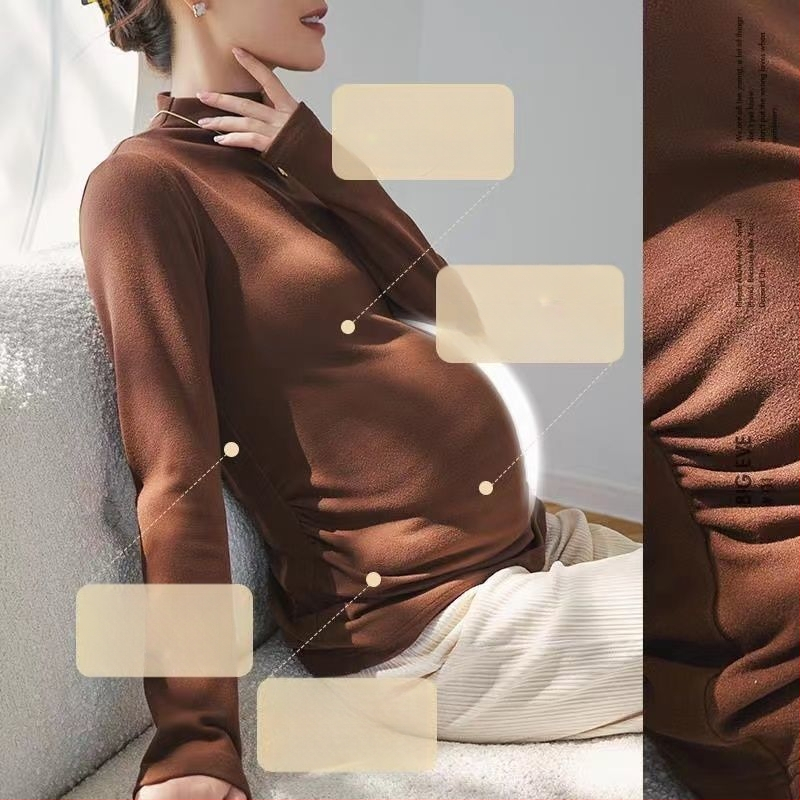 Nėščiųjų komplektas: chenille audinys, ilgomis rankovėmis, cropped kelnės, poliesteris 90–95%, rudens sezonas