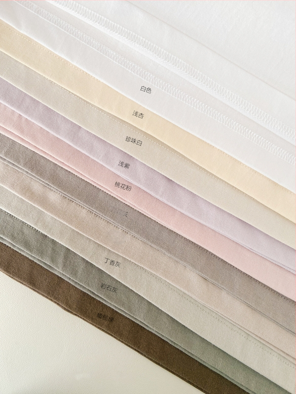 Puuvillane lühikeste varrukatega T-särk ümmarguse kaelusega, ühevärviline, 95%+ puuvillasisaldus, tavaline pikkus