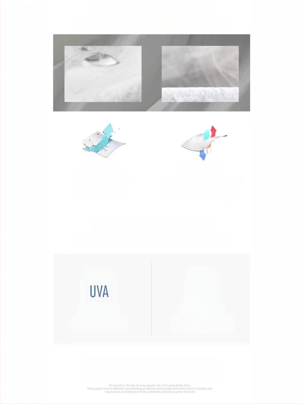 Kapuutsiga jakk – õhuke, 100% polüester, loodusvaate trükk, UV-kaitse 50%