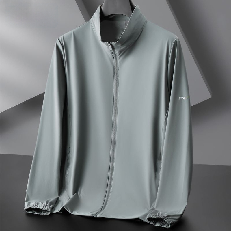 Kapuutsiga jakk, kiire kuivatusega Ice Silk, UV-kaitse, hingav Vinylon kangas suveks