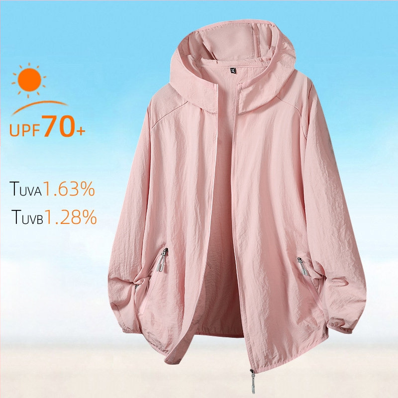 Õues kantav tuulejope kapuutsiga, UPF50+ UV kaitse, hingav, kiiresti kuivav