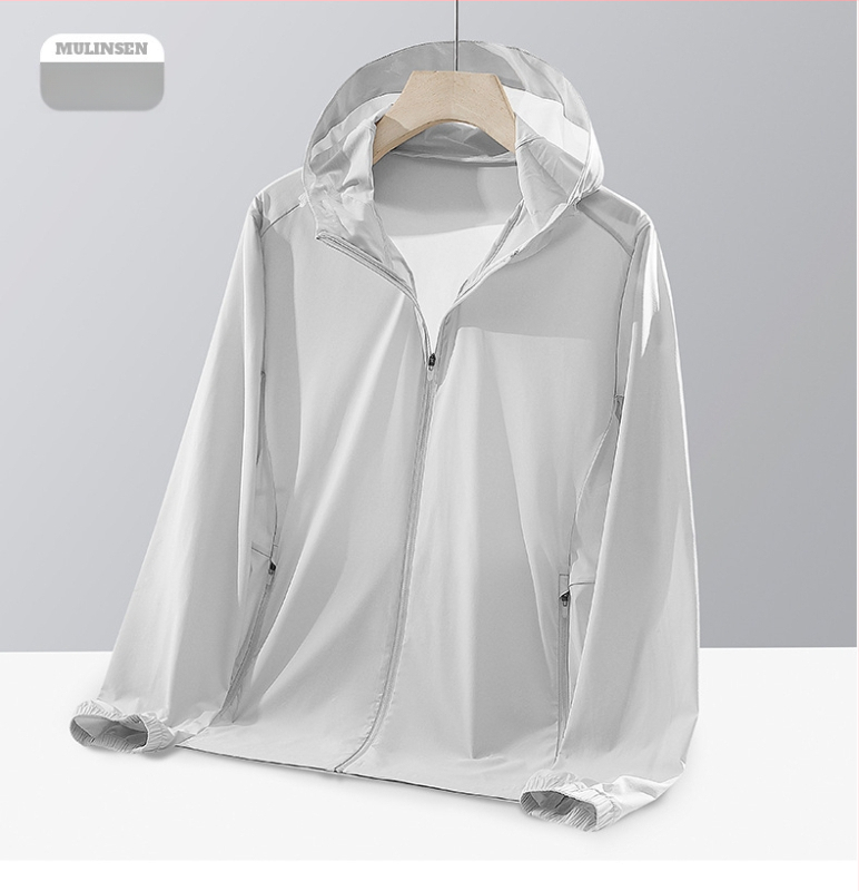 Gobtuvinė UV apsauga striukė lauko sportui UPF50+ (greitai džiūsta, kvėpuojanti, lengva, 90% nailonas, 10% spandeksas)