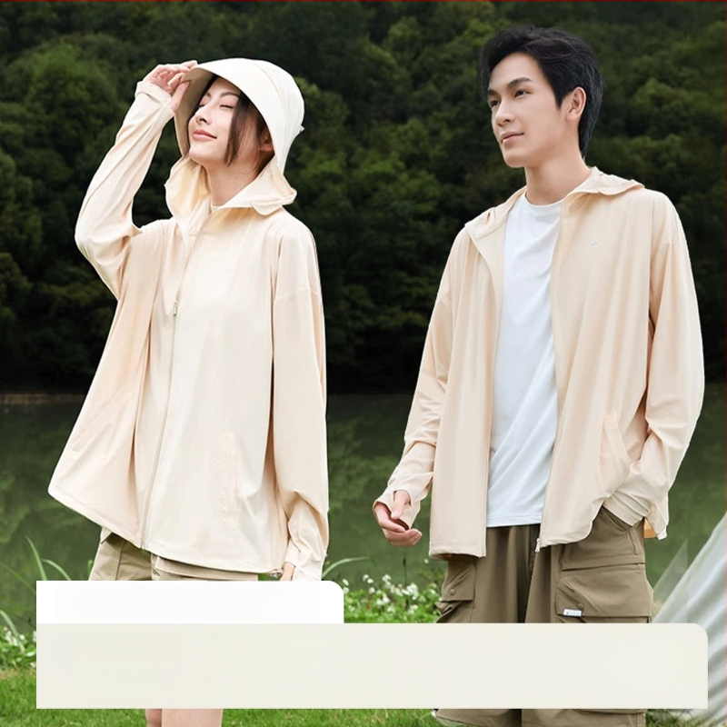 Lauko vėjinė striukė su gobtuvu - unisex, greitai džiūstanti, kvėpuojanti, UV apsauga UPF50+