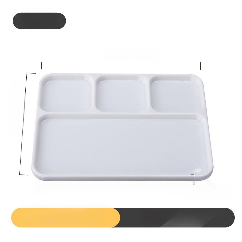 Kimmeli melaminė dip plokštelė kepimui griliams, kvadratinė, 3–4 skyreliai, logotipas atspausdintas, pritaikymas įmanomas, apdaila po glazūra, šiuolaikinio minimalistinio stiliaus