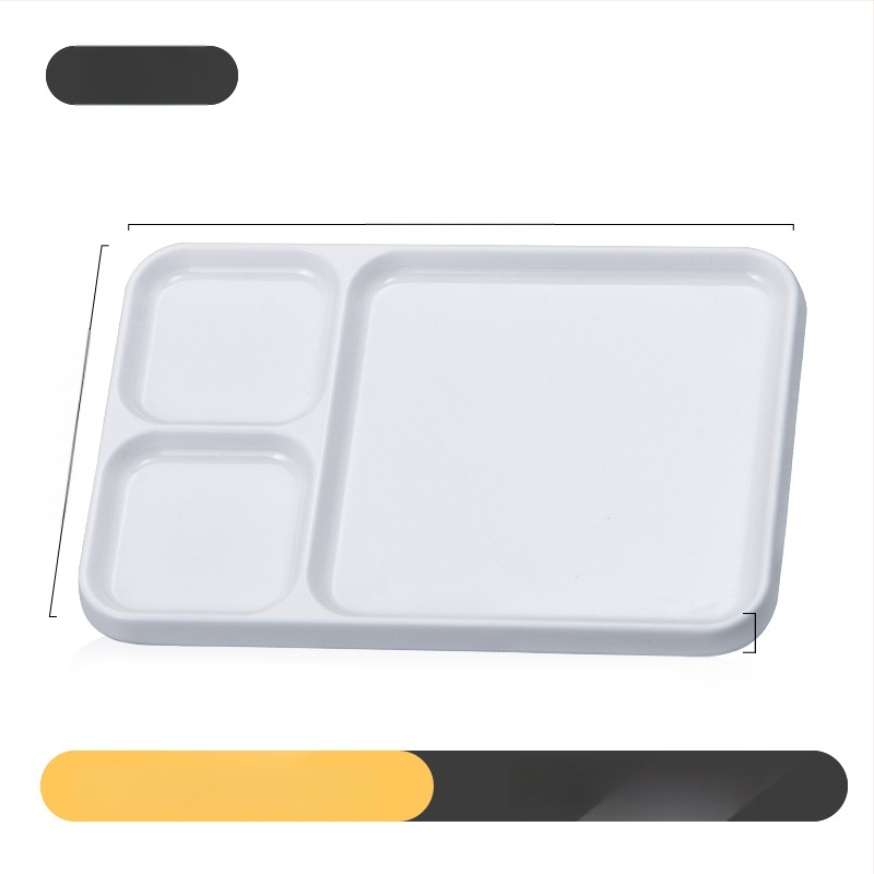 Kimmeli melaminė dip plokštelė kepimui griliams, kvadratinė, 3–4 skyreliai, logotipas atspausdintas, pritaikymas įmanomas, apdaila po glazūra, šiuolaikinio minimalistinio stiliaus